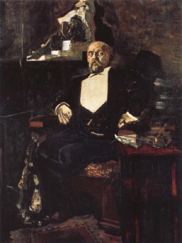 Portrait of Savva Mamontov, Valentin Serov